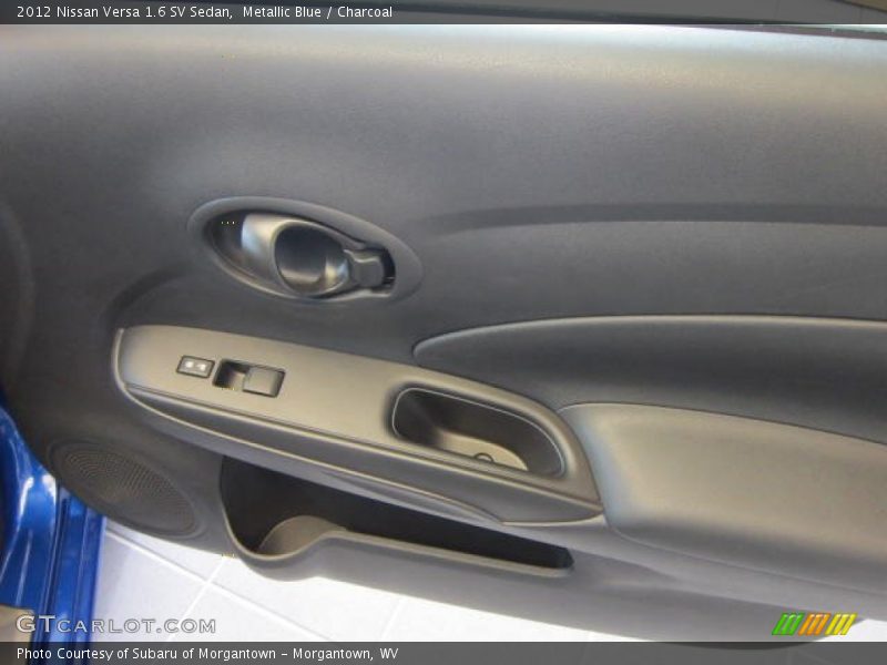 Metallic Blue / Charcoal 2012 Nissan Versa 1.6 SV Sedan