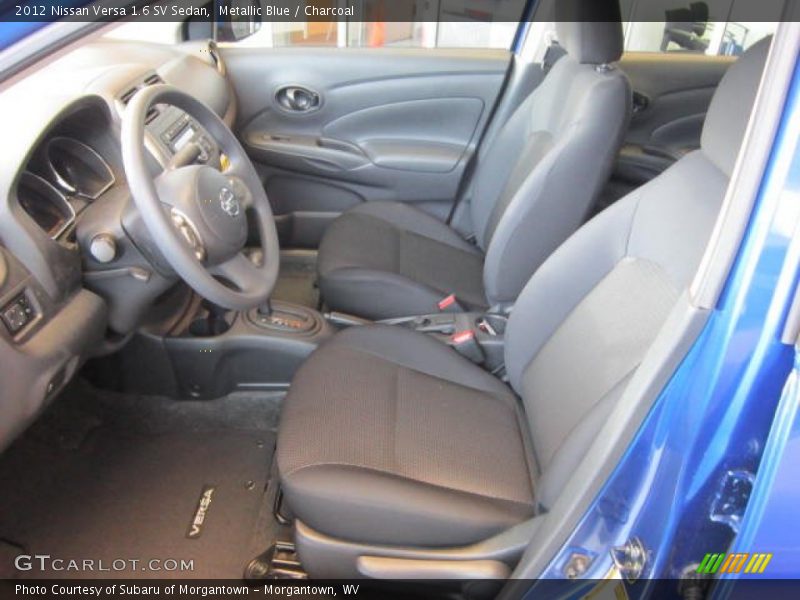 Metallic Blue / Charcoal 2012 Nissan Versa 1.6 SV Sedan