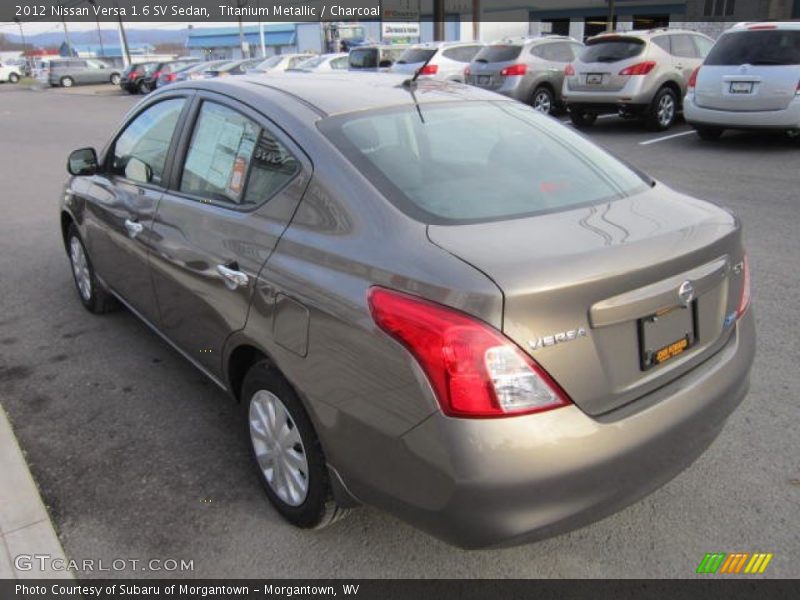 Titanium Metallic / Charcoal 2012 Nissan Versa 1.6 SV Sedan