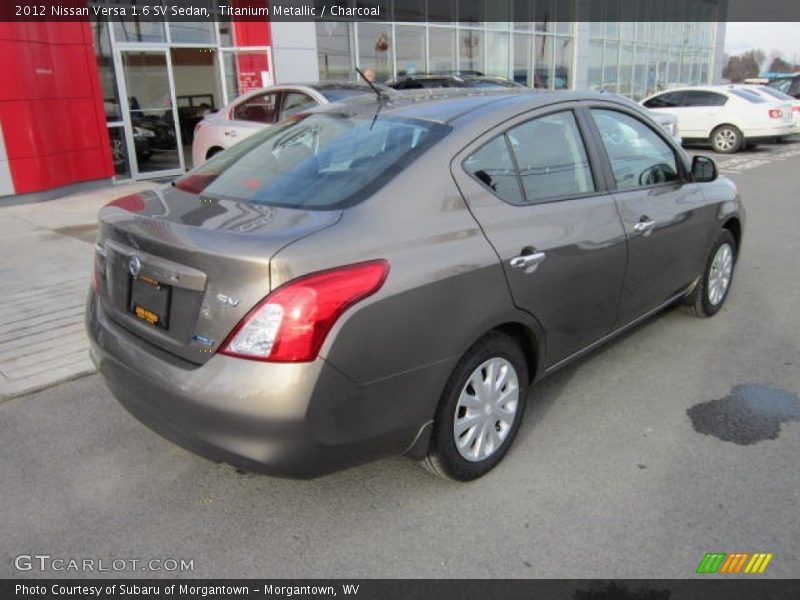 Titanium Metallic / Charcoal 2012 Nissan Versa 1.6 SV Sedan
