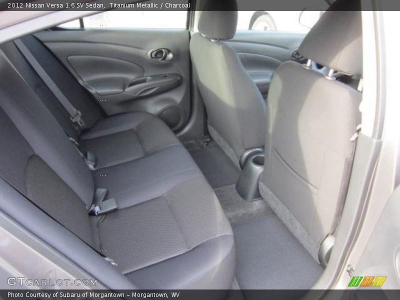 Titanium Metallic / Charcoal 2012 Nissan Versa 1.6 SV Sedan