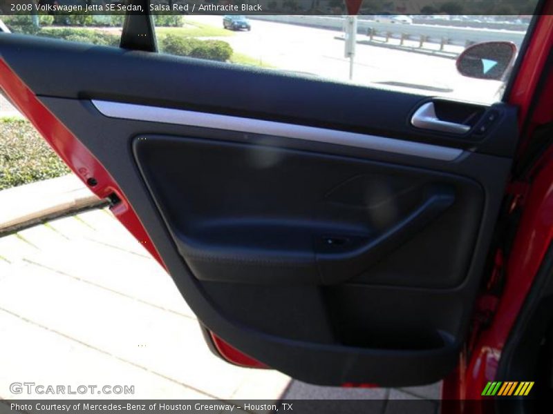 Salsa Red / Anthracite Black 2008 Volkswagen Jetta SE Sedan