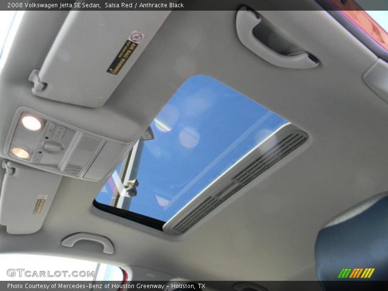 Salsa Red / Anthracite Black 2008 Volkswagen Jetta SE Sedan