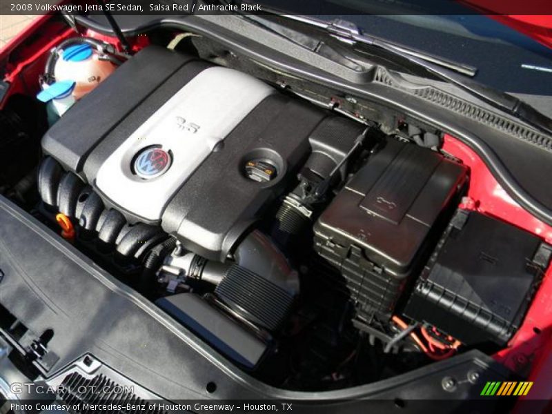 Salsa Red / Anthracite Black 2008 Volkswagen Jetta SE Sedan