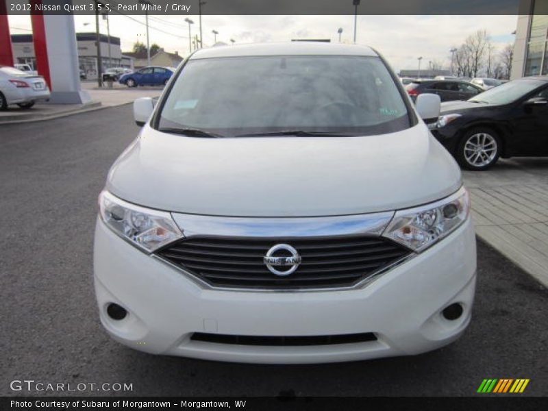 Pearl White / Gray 2012 Nissan Quest 3.5 S