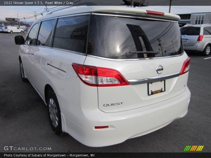 Pearl White / Gray 2012 Nissan Quest 3.5 S