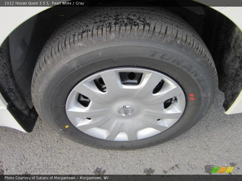 Pearl White / Gray 2012 Nissan Quest 3.5 S