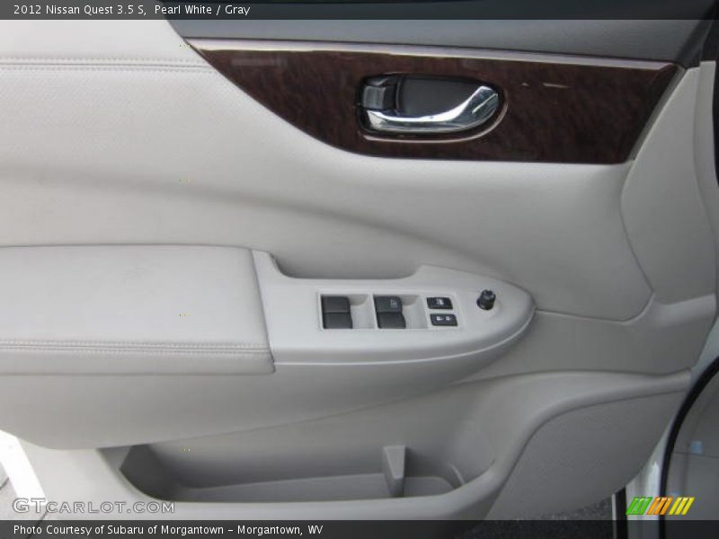 Pearl White / Gray 2012 Nissan Quest 3.5 S