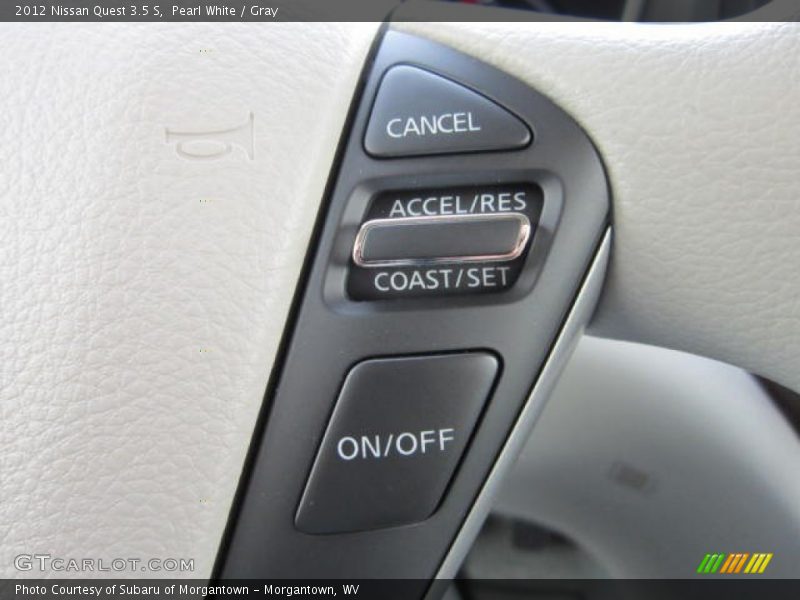 Pearl White / Gray 2012 Nissan Quest 3.5 S