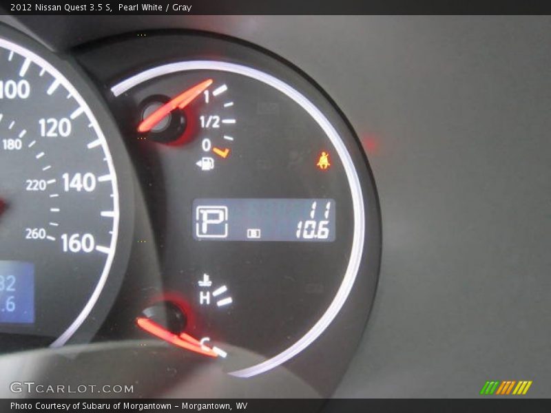 Pearl White / Gray 2012 Nissan Quest 3.5 S