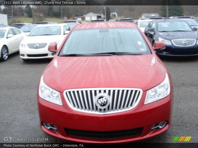 Crystal Red Tintcoat / Ebony 2012 Buick LaCrosse AWD