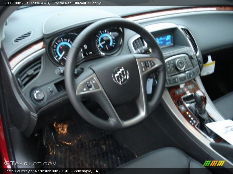 Crystal Red Tintcoat / Ebony 2012 Buick LaCrosse AWD