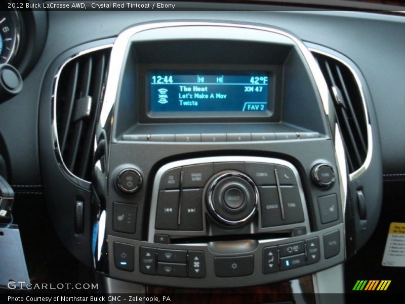 Controls of 2012 LaCrosse AWD