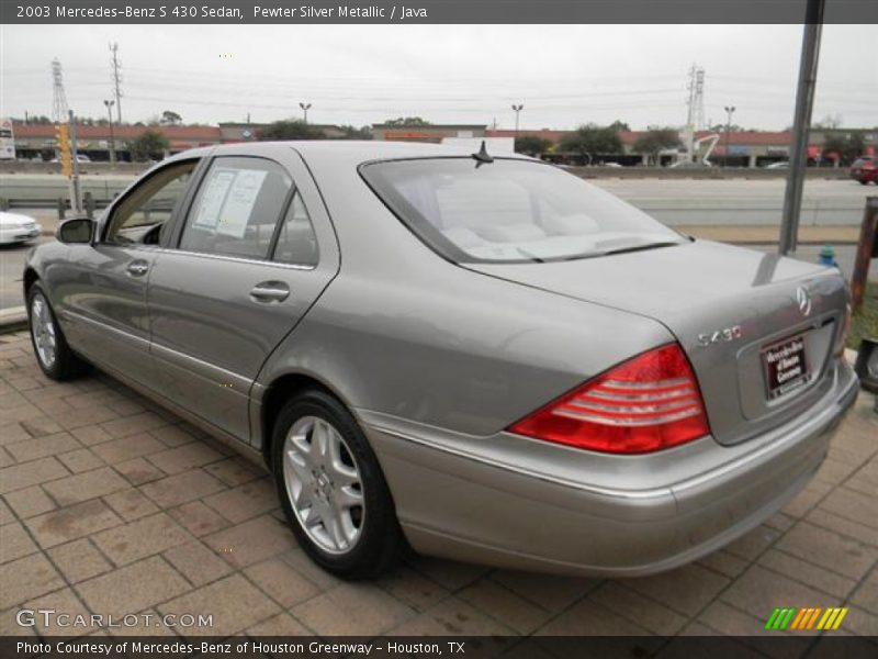 Pewter Silver Metallic / Java 2003 Mercedes-Benz S 430 Sedan