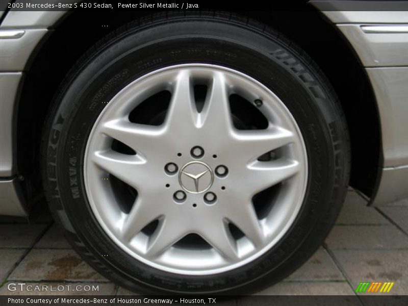 Pewter Silver Metallic / Java 2003 Mercedes-Benz S 430 Sedan