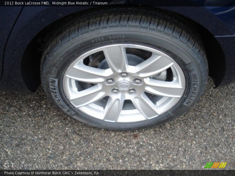 Midnight Blue Metallic / Titanium 2012 Buick LaCrosse FWD