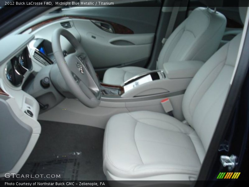 Midnight Blue Metallic / Titanium 2012 Buick LaCrosse FWD