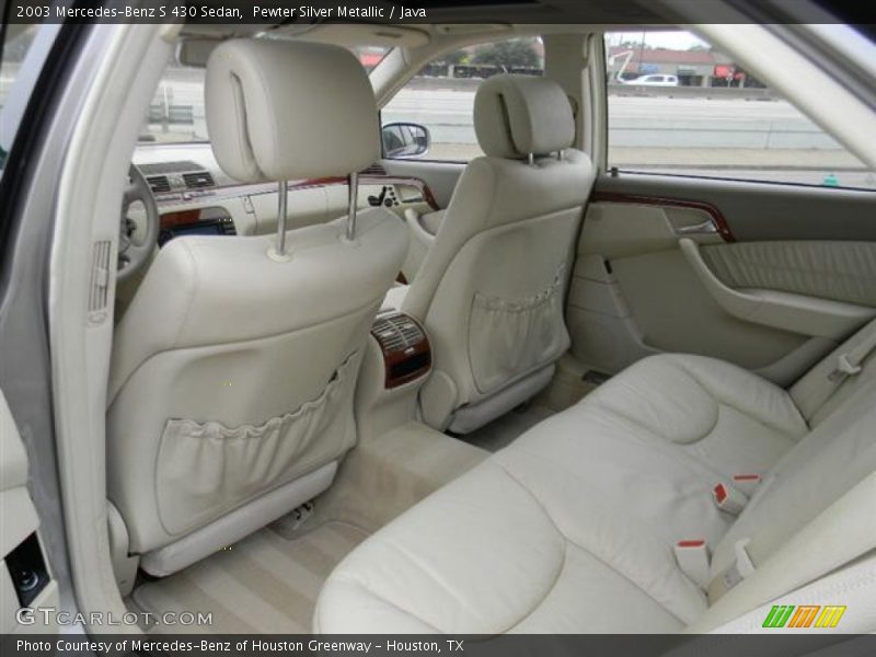 Pewter Silver Metallic / Java 2003 Mercedes-Benz S 430 Sedan