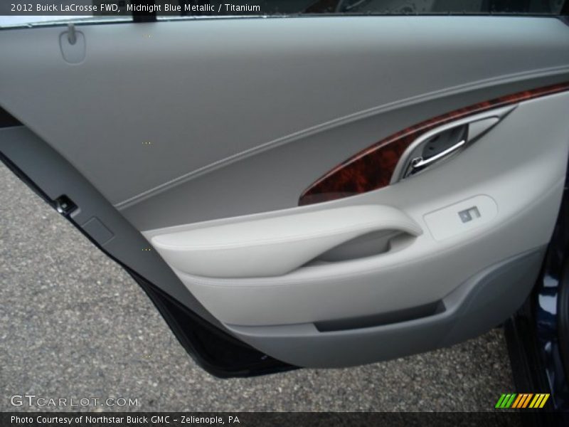 Midnight Blue Metallic / Titanium 2012 Buick LaCrosse FWD