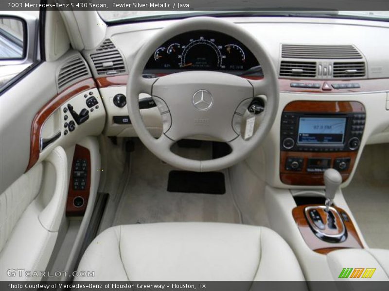 Pewter Silver Metallic / Java 2003 Mercedes-Benz S 430 Sedan