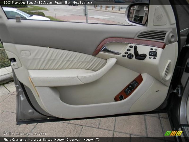 Pewter Silver Metallic / Java 2003 Mercedes-Benz S 430 Sedan