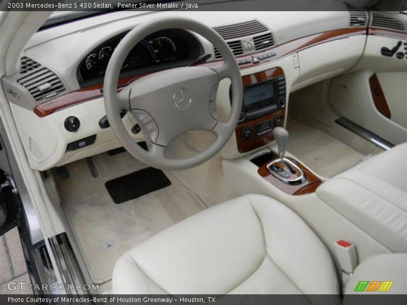 Pewter Silver Metallic / Java 2003 Mercedes-Benz S 430 Sedan