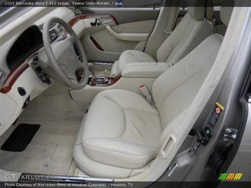 Pewter Silver Metallic / Java 2003 Mercedes-Benz S 430 Sedan