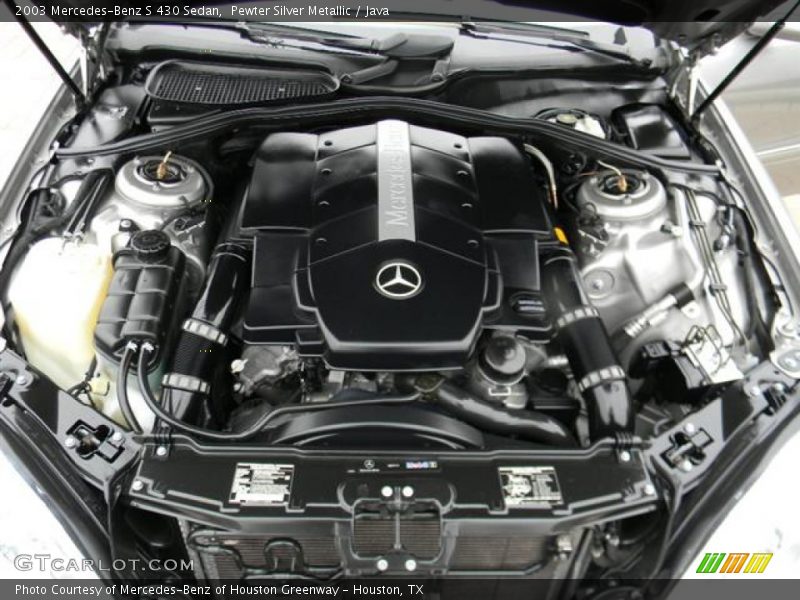 Pewter Silver Metallic / Java 2003 Mercedes-Benz S 430 Sedan