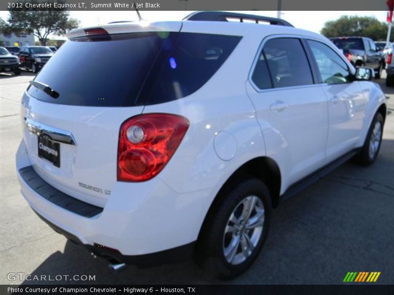 Summit White / Jet Black 2012 Chevrolet Equinox LT
