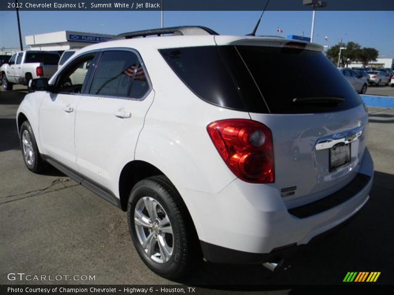 Summit White / Jet Black 2012 Chevrolet Equinox LT