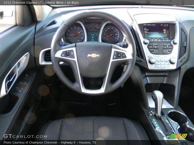 Summit White / Jet Black 2012 Chevrolet Equinox LT