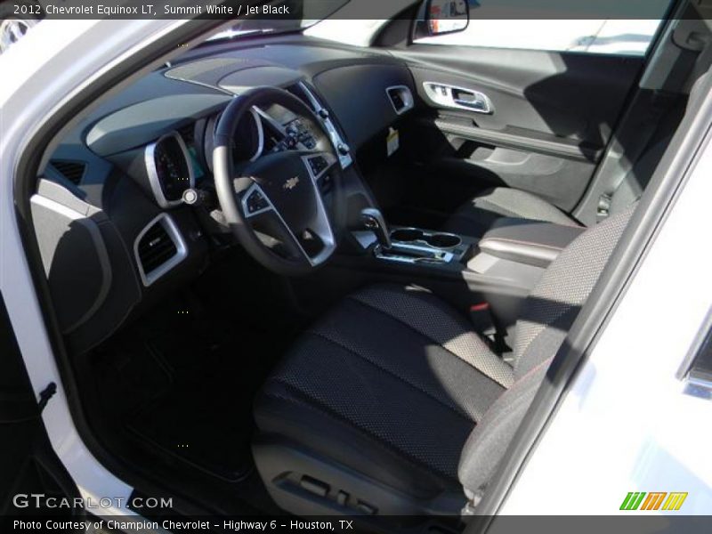 Summit White / Jet Black 2012 Chevrolet Equinox LT