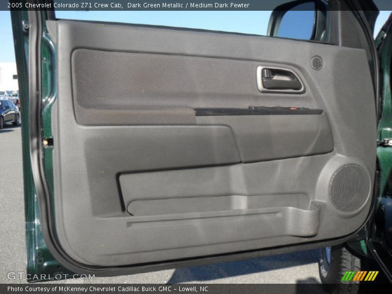 Dark Green Metallic / Medium Dark Pewter 2005 Chevrolet Colorado Z71 Crew Cab