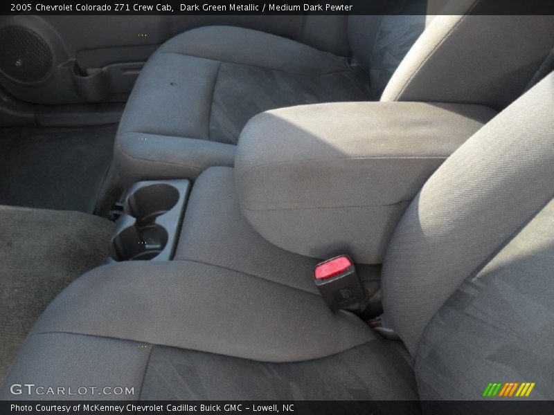 Dark Green Metallic / Medium Dark Pewter 2005 Chevrolet Colorado Z71 Crew Cab