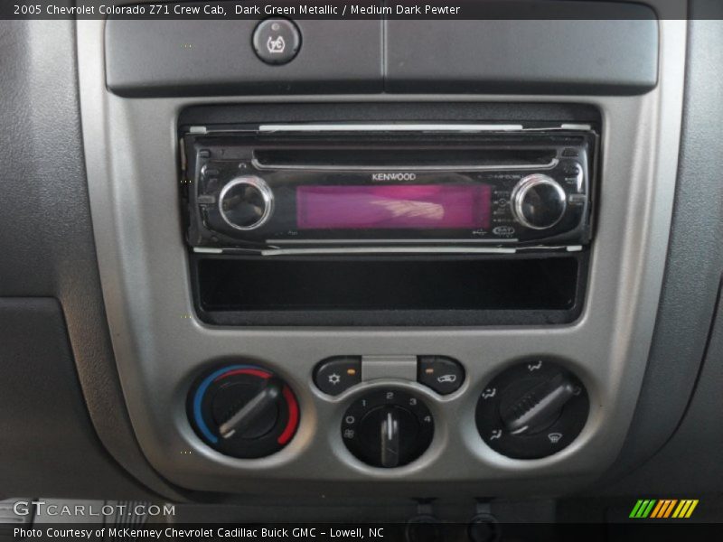 Dark Green Metallic / Medium Dark Pewter 2005 Chevrolet Colorado Z71 Crew Cab