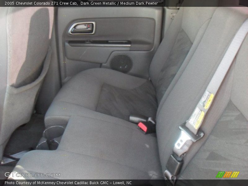 Dark Green Metallic / Medium Dark Pewter 2005 Chevrolet Colorado Z71 Crew Cab