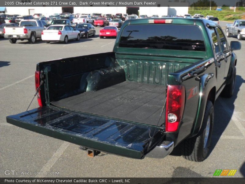 Dark Green Metallic / Medium Dark Pewter 2005 Chevrolet Colorado Z71 Crew Cab