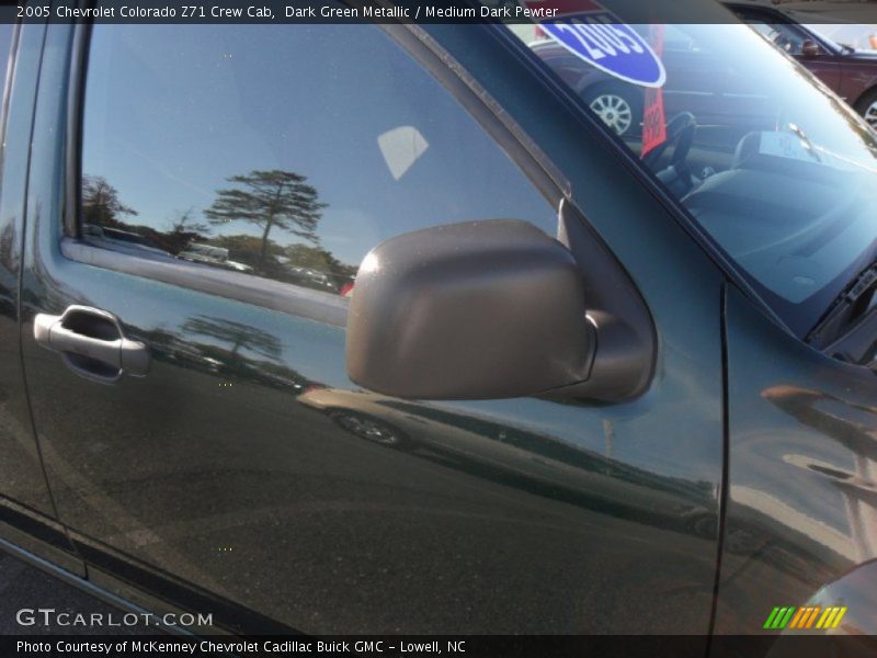 Dark Green Metallic / Medium Dark Pewter 2005 Chevrolet Colorado Z71 Crew Cab