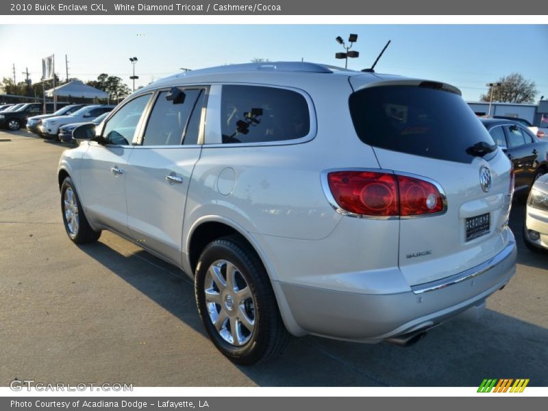 White Diamond Tricoat / Cashmere/Cocoa 2010 Buick Enclave CXL