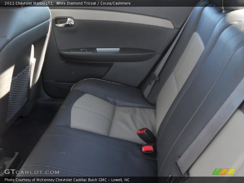White Diamond Tricoat / Cocoa/Cashmere 2011 Chevrolet Malibu LTZ