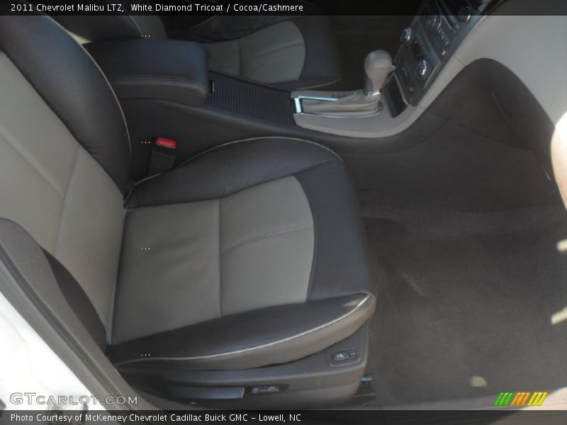 White Diamond Tricoat / Cocoa/Cashmere 2011 Chevrolet Malibu LTZ