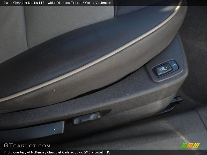 White Diamond Tricoat / Cocoa/Cashmere 2011 Chevrolet Malibu LTZ