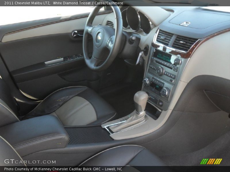 White Diamond Tricoat / Cocoa/Cashmere 2011 Chevrolet Malibu LTZ