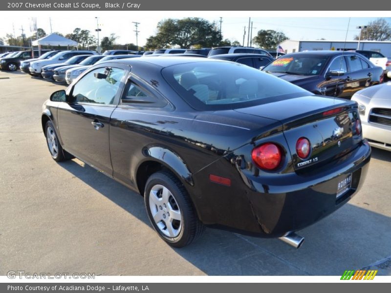 Black / Gray 2007 Chevrolet Cobalt LS Coupe