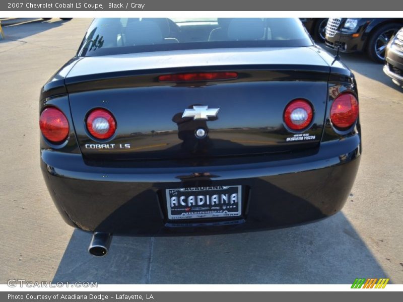Black / Gray 2007 Chevrolet Cobalt LS Coupe