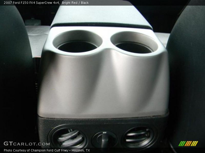 Bright Red / Black 2007 Ford F150 FX4 SuperCrew 4x4