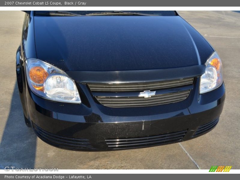 Black / Gray 2007 Chevrolet Cobalt LS Coupe
