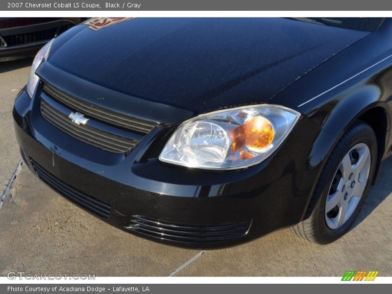 Black / Gray 2007 Chevrolet Cobalt LS Coupe