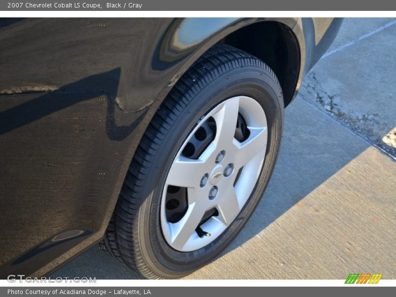 Black / Gray 2007 Chevrolet Cobalt LS Coupe