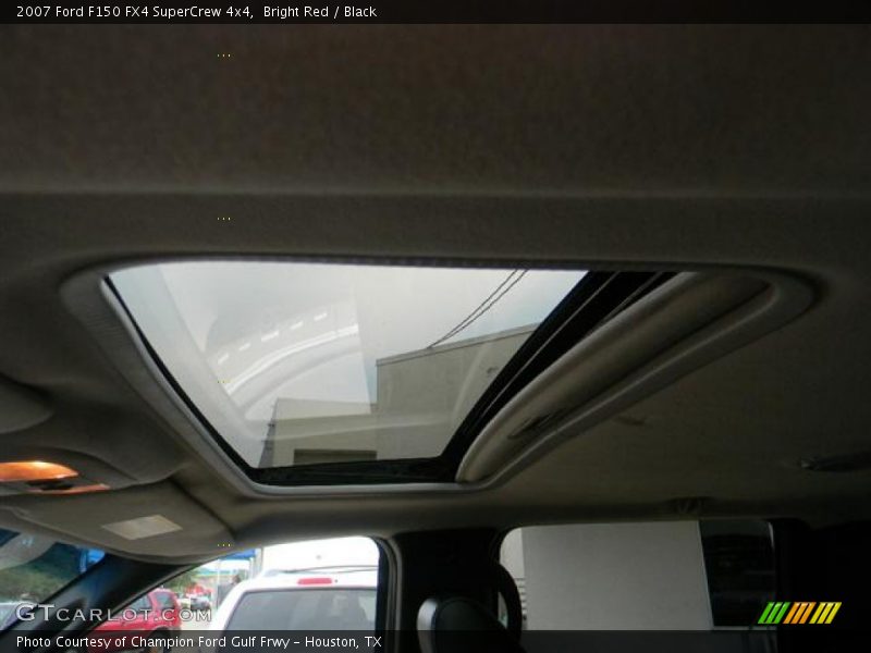 Bright Red / Black 2007 Ford F150 FX4 SuperCrew 4x4